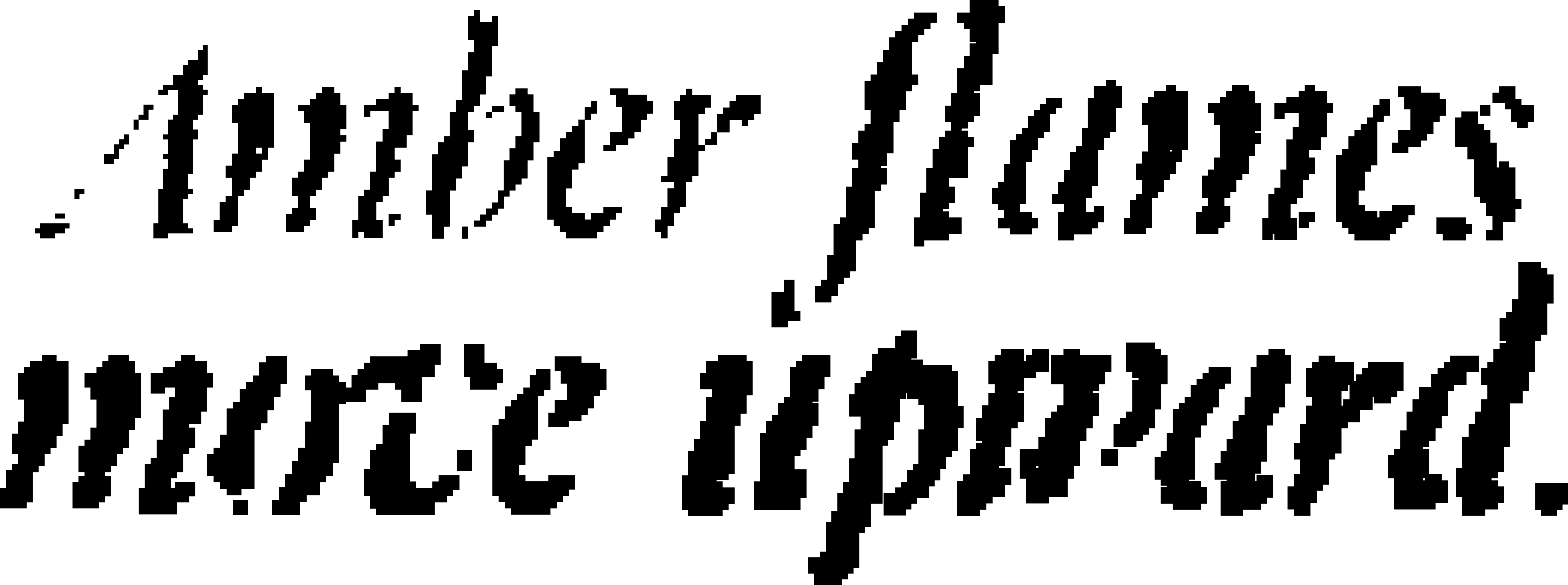 Quentin DISSARD – Burn Typeface