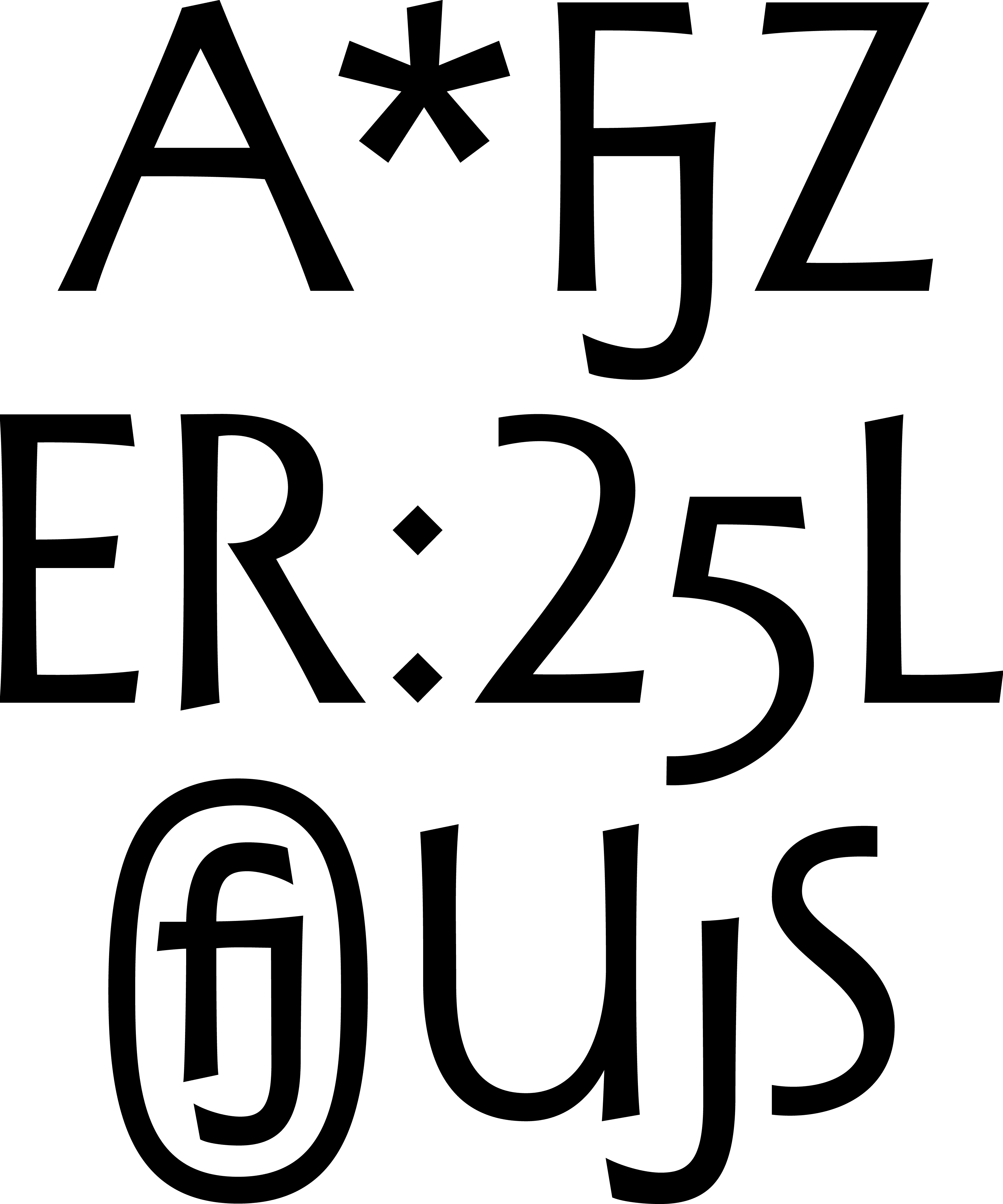 Quentin DISSARD – Montagnou Typeface